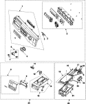 CONTROL PANEL / HOUSING - DRAWER Diagram and Parts List for WF306BHW  Maytag Washer