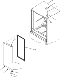Part Location Diagram of 13024001WQ Whirlpool DOR-FIP White