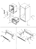 INTERIOR CABINET & TOE GRILLE Diagram and Parts List for G32026PEKW  Maytag Refrigerator