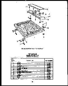 Section 18 Diagram and Parts List for DCR225-1V-OS  Caloric Dishwasher