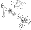 FILTER ASSEMBLY Diagram and Parts List for U8351900  Hoover Upright Vacuum