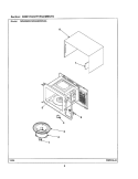 BODY / CAVITY / ELEMENTS Diagram and Parts List for MW5592W  Amana Microwave