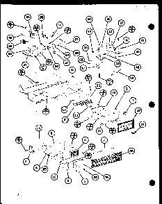 Control Diagram and Parts List for RC-10B P76901-4M Amana Microwave
