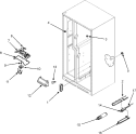 EVAP FAN / CRISP LIGHT / WATER FILTER Diagram and Parts List for MZD2666KEW  Maytag Refrigerator