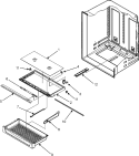PANTRY ASSEMBLY Diagram and Parts List for MBL2562KES  Maytag Refrigerator