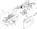 ENCLOSURE ASSEMBLY Diagram and Parts List for RS2622SW  Maytag Refrigerator