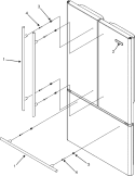 HANDLES Diagram and Parts List for JFC2070KRB  Jenn-Air Refrigerator