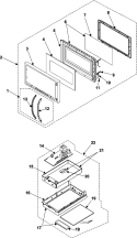Part Location Diagram of DE61-00266A Whirlpool BRACKET-PC