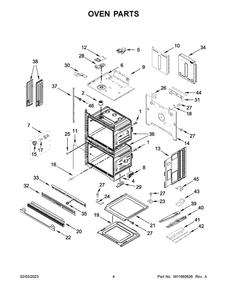 Oven Parts Diagram and Parts List for MEW9627FZ21  Maytag Wall Oven