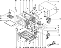 ELECTRICAL COMPONENTS Diagram and Parts List for ALD510 P1331005M Amana Microwave