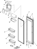 Part Location Diagram of 67006871 Whirlpool DOR-FIP White