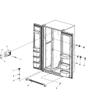 LIGHT COVERS AND TOE GRILLE Diagram and Parts List for ASD2625KEW  Amana Refrigerator