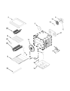 Part Location Diagram of W11448312 Whirlpool Surface Igniter