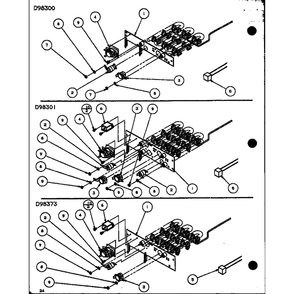 Part Location Diagram of D9996301 Whirlpool Heating Element