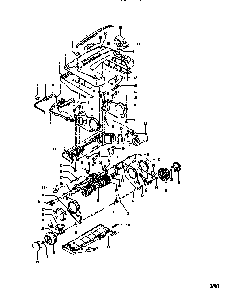 Nozzle And Motor Assembly Diagram and Parts List for U6319-930  Hoover Upright Vacuum
