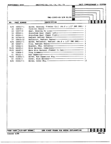 Unit Compartment/system Page 3 Diagram and Parts List for 22992-OA  Admiral Refrigerator
