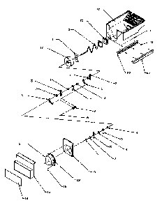 Crushed Ice Bucket Diagram and Parts List for SSD25N5L-P1178903WL  Amana Refrigerator