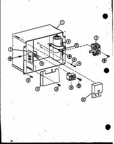 Part Location Diagram of B1274701 Whirlpool TERMINAL BOARD