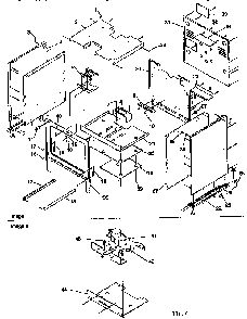Cabinet Diagram and Parts List for ARG7600W-P1141298NW  Amana Range