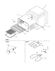 Cavity Diagram and Parts List for ARR6220L-P1143808NL  Amana Range