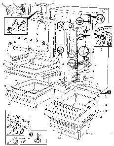 Fresh Food Compartment Diagram and Parts List for JRSDX244B-M7N15A  Jenn-Air Refrigerator