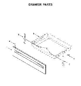 Drawer parts Diagram and Parts List for MGR6600FW2  Maytag Range