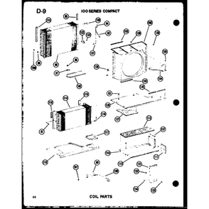 Coil Parts 2 Diagram and Parts List for 113-5N P54975-61R Amana Air Conditioner