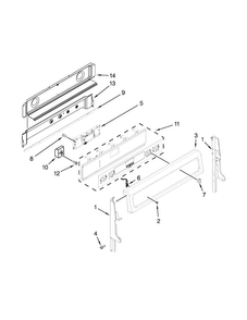 Part Location Diagram of W10664065 Whirlpool SWTCH-MEMB