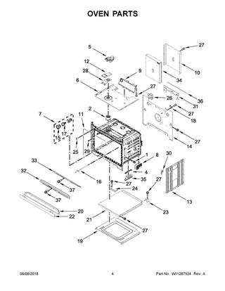 Oven Parts Diagram and Parts List for MEW9630FZ03  Maytag Wall Oven