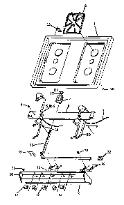 Main Top Diagram and Parts List for RBK22AA093M-P1143134NW  Caloric Range