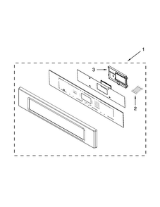Control Panel Parts Diagram and Parts List for JMC2127WS01  Jenn-Air Microwave