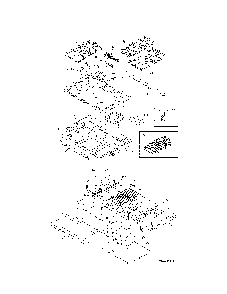 Top/Drawer Diagram and Parts List for 79032639315  Kenmore Range