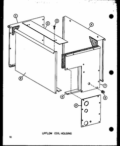 Upflow Coil Housing (d67635-28/p67635-28c) (d67635-24/p67635-24c) (d67635-20/p67635-20c) (d67635-16/p67635-16c) Diagram and Parts List for ACFC30AOV-A P69328-3C Amana Air Conditioner