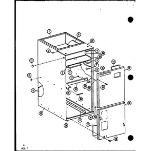 Diagram 2 Diagram and Parts List for EBCC3600MA P6752114C Amana Air Conditioner