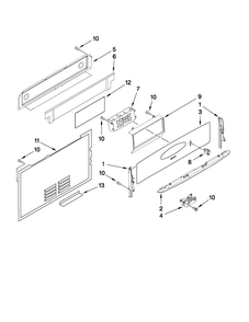 Part Location Diagram of 3604P372-51 Whirlpool SHIELD-HT
