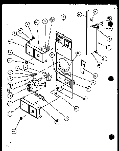 Section 4 Diagram and Parts List for TM14QBL-P1111101WL  Amana Refrigerator