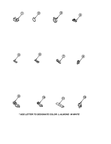 Terminals Diagram and Parts List for LW2001W2-PLW2001W2A  Amana Washer