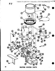 Heating System Parts 2 Diagram and Parts List for EPCG2408-1C P67470-14C Amana Heater