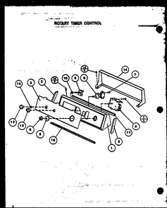 Section 3 Diagram and Parts List for CW9003W P1122813WW Amana Washer
