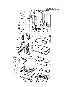 Refrigerator Section Diagram and Parts List for 11175507020  Kenmore Refrigerator