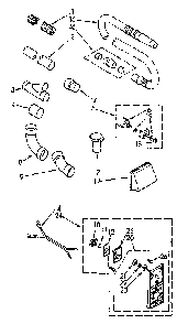Installations Parts Diagram and Parts List for 11640270  Kenmore Central Vacuum