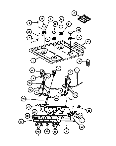 Page 2 Diagram and Parts List for RLT365UWW-P1136239NW  Caloric Range