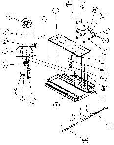Panasonic Compressor Diagram and Parts List for TX22R-P1157702W  Amana Refrigerator