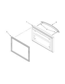 Part Location Diagram of 12977877WQ Whirlpool DOR-FIP White