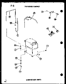 Compressor Parts Diagram and Parts List for 11-5J P54336-67R Amana Air Conditioner