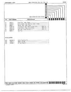 Doors/misc Page 3 Diagram and Parts List for 19384A  Admiral Refrigerator