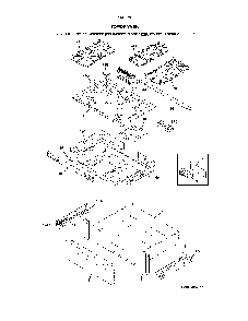 Top/Drawer Diagram and Parts List for 79032609318  Kenmore Range