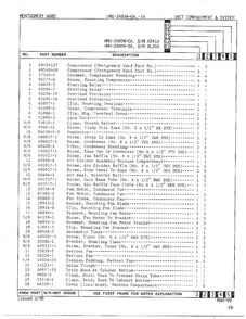 Unit Compartment And System Page 2 Diagram and Parts List for 24894A-OA  Admiral Refrigerator