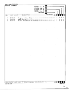 Exterior Page 3 Diagram and Parts List for 6530A REV A Norge Washer