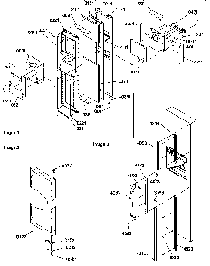 Freezer Door Diagram and Parts List for SRD327S3W-P1307105WW  Amana Refrigerator